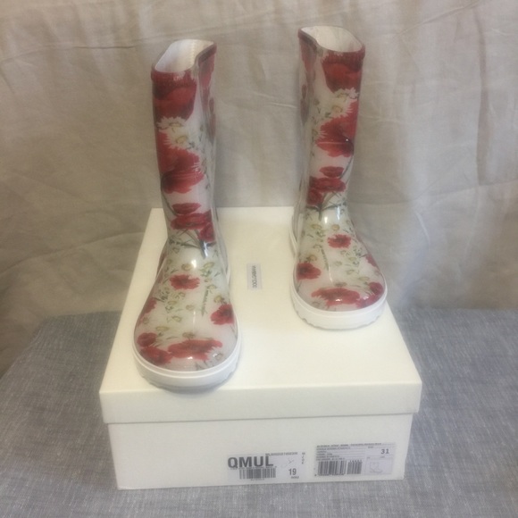 Dolce & Gabbana Girl’s Rainboots 100% Authentic in Box. New. Never used. - Picture 3 of 8